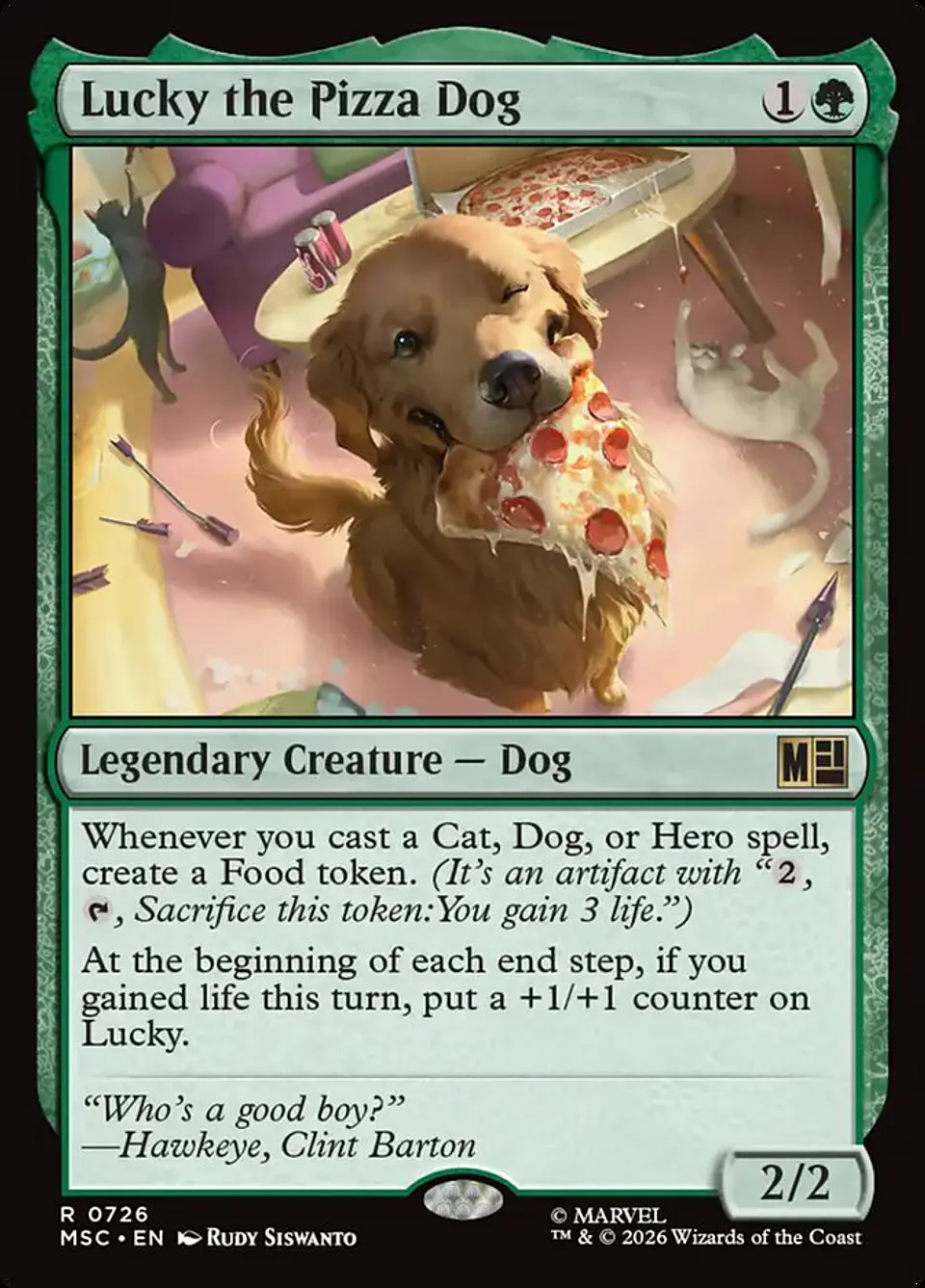 Lucky the Pizza Dog 1