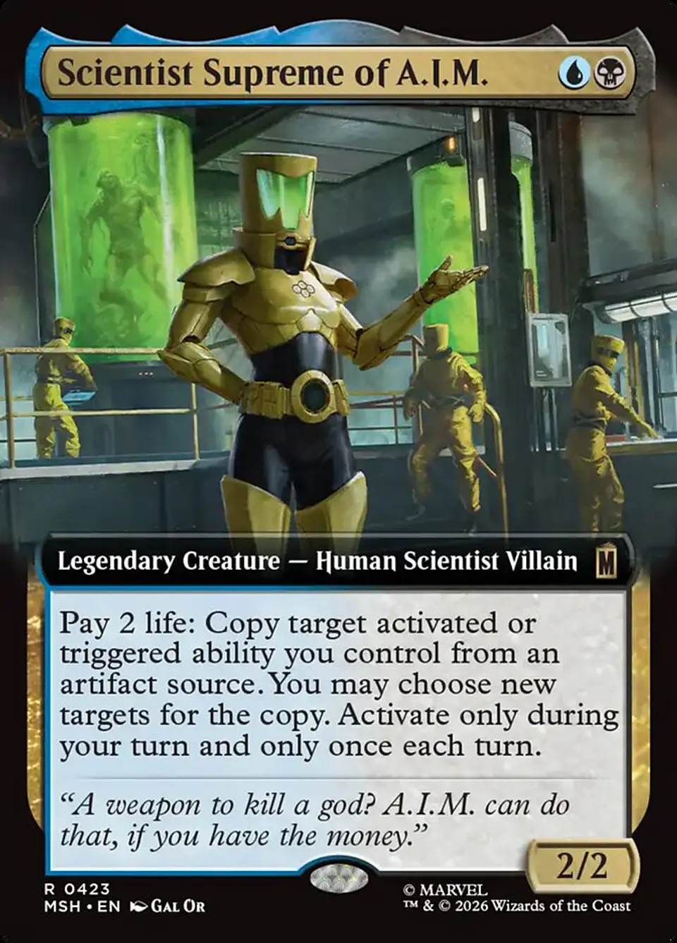 Scientist Supreme of A.I.M. 1