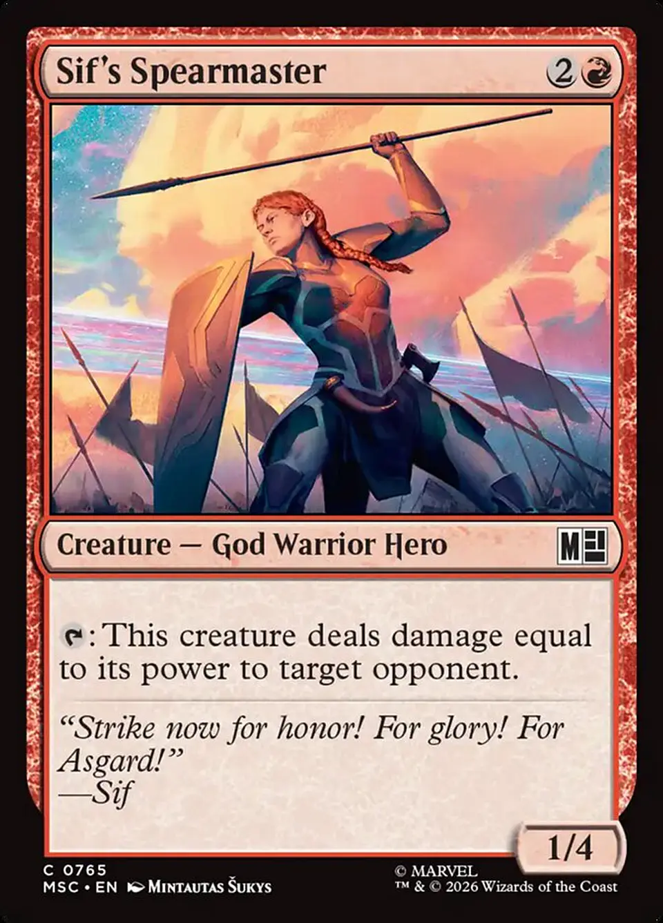 Sif's Spearmaster 1