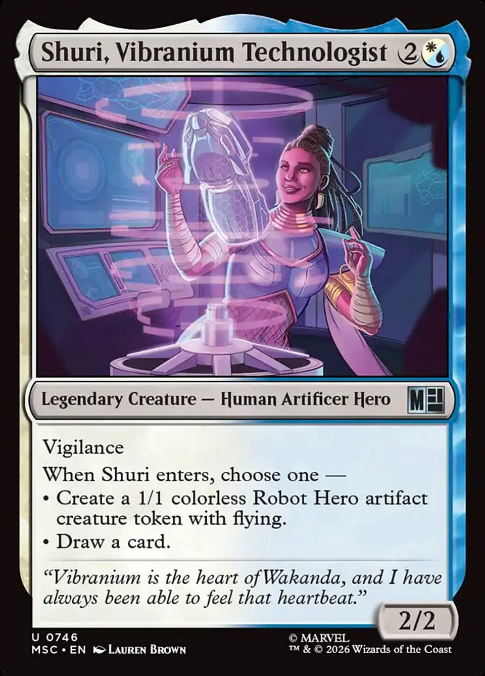 Shuri, Vibranium Technologist 1