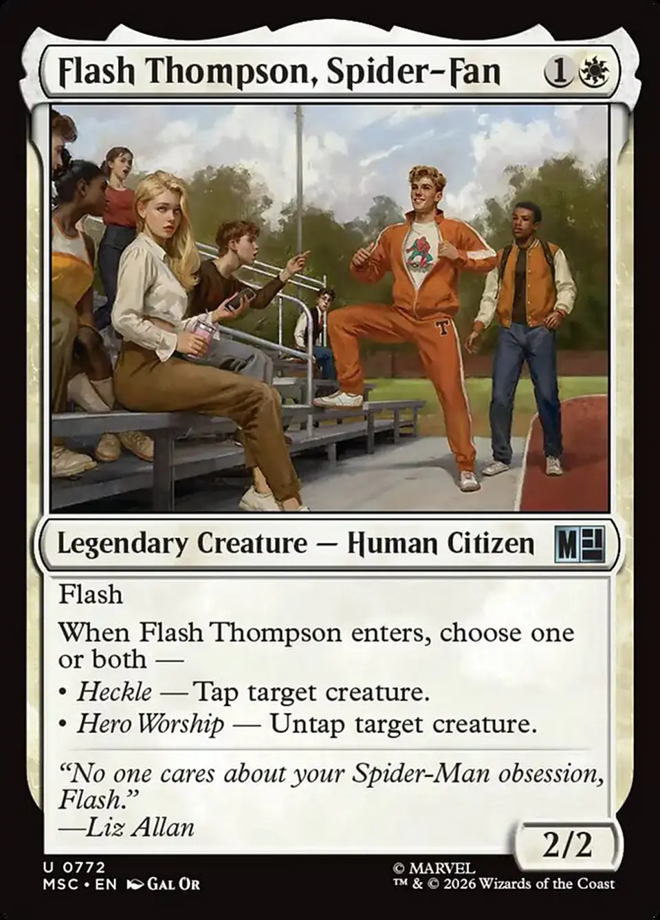 Flash Thompson, Spider-Fan 1