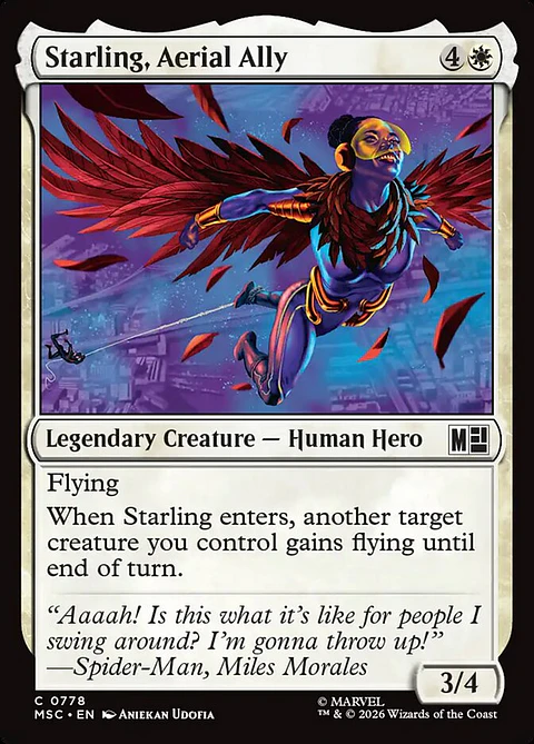 Starling, Aerial Ally