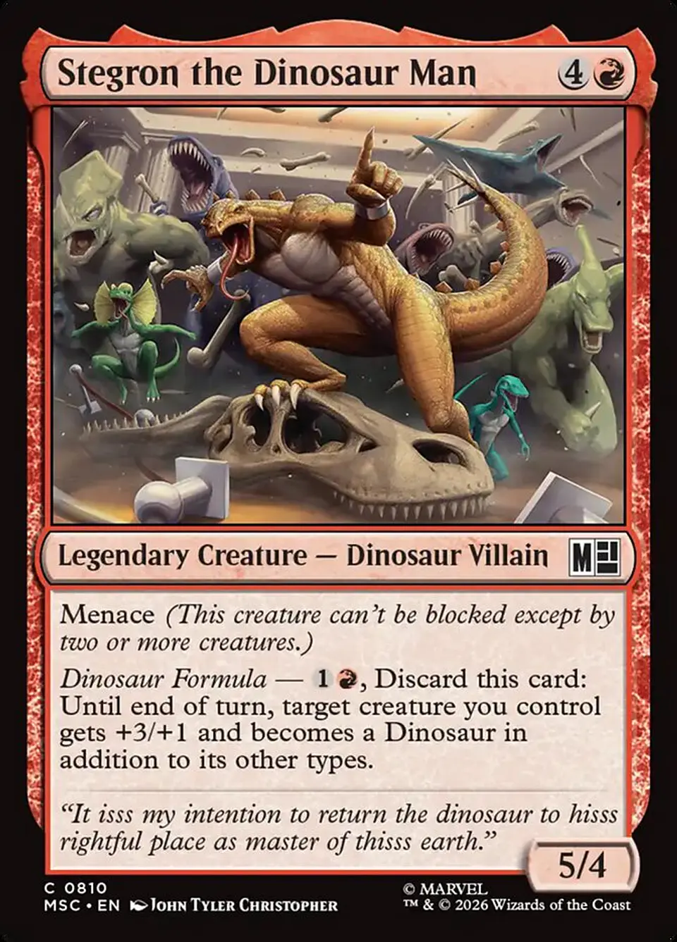 Stegron the Dinosaur Man 1