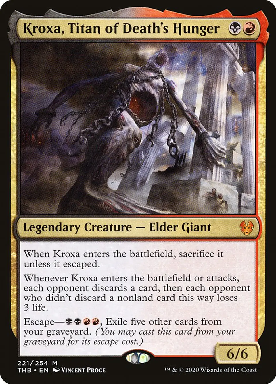 Kroxa, Titan of Death's Hunger 1