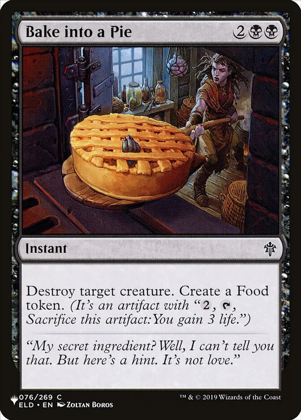 Bake into a Pie (The List) 1