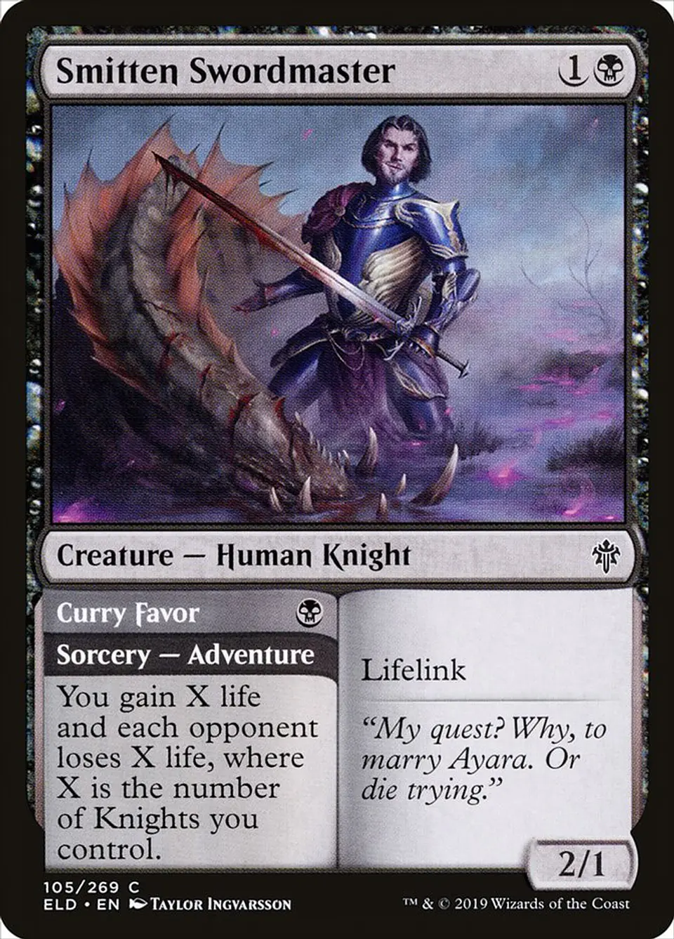 Smitten Swordmaster // Curry Favor 1