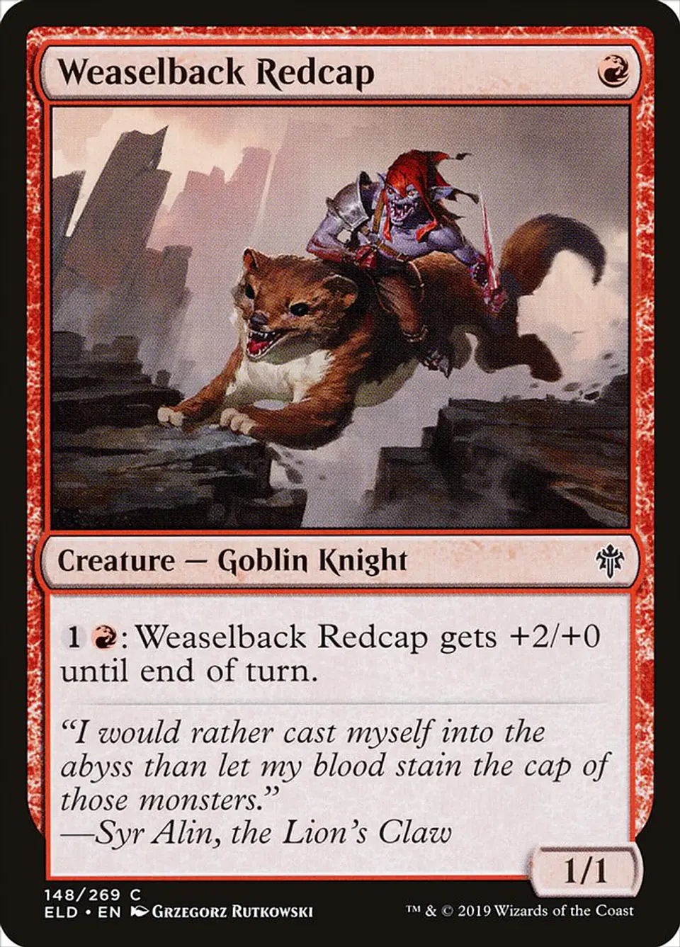 Weaselback Redcap 1