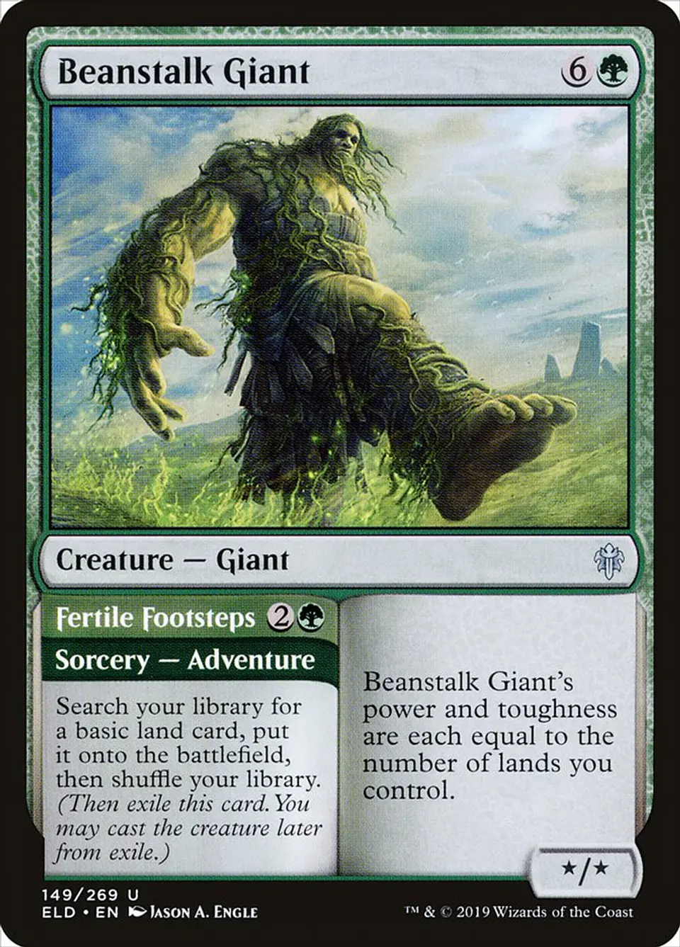 Beanstalk Giant // Fertile Footsteps 1