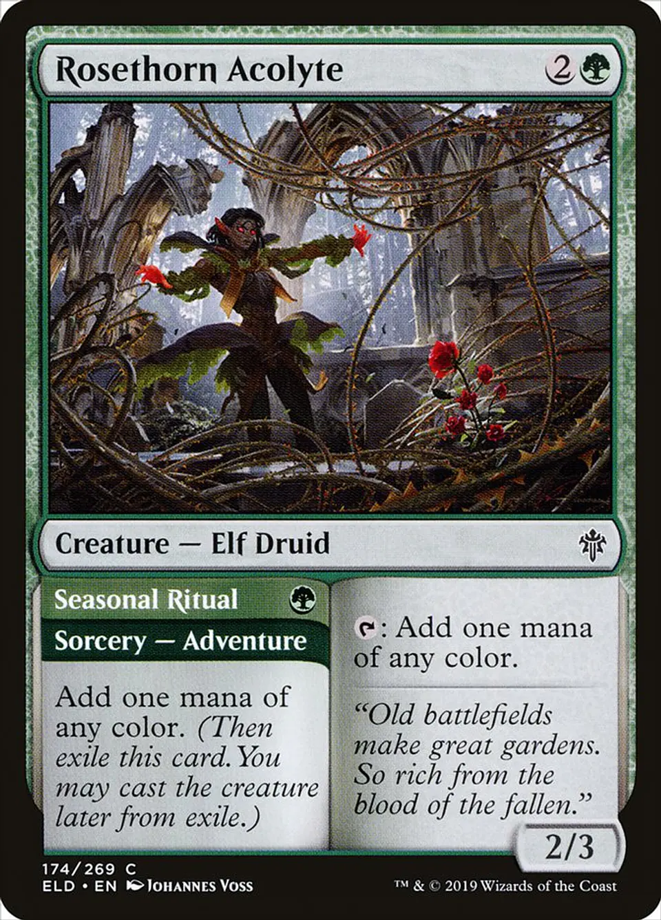Rosethorn Acolyte // Seasonal Ritual 1