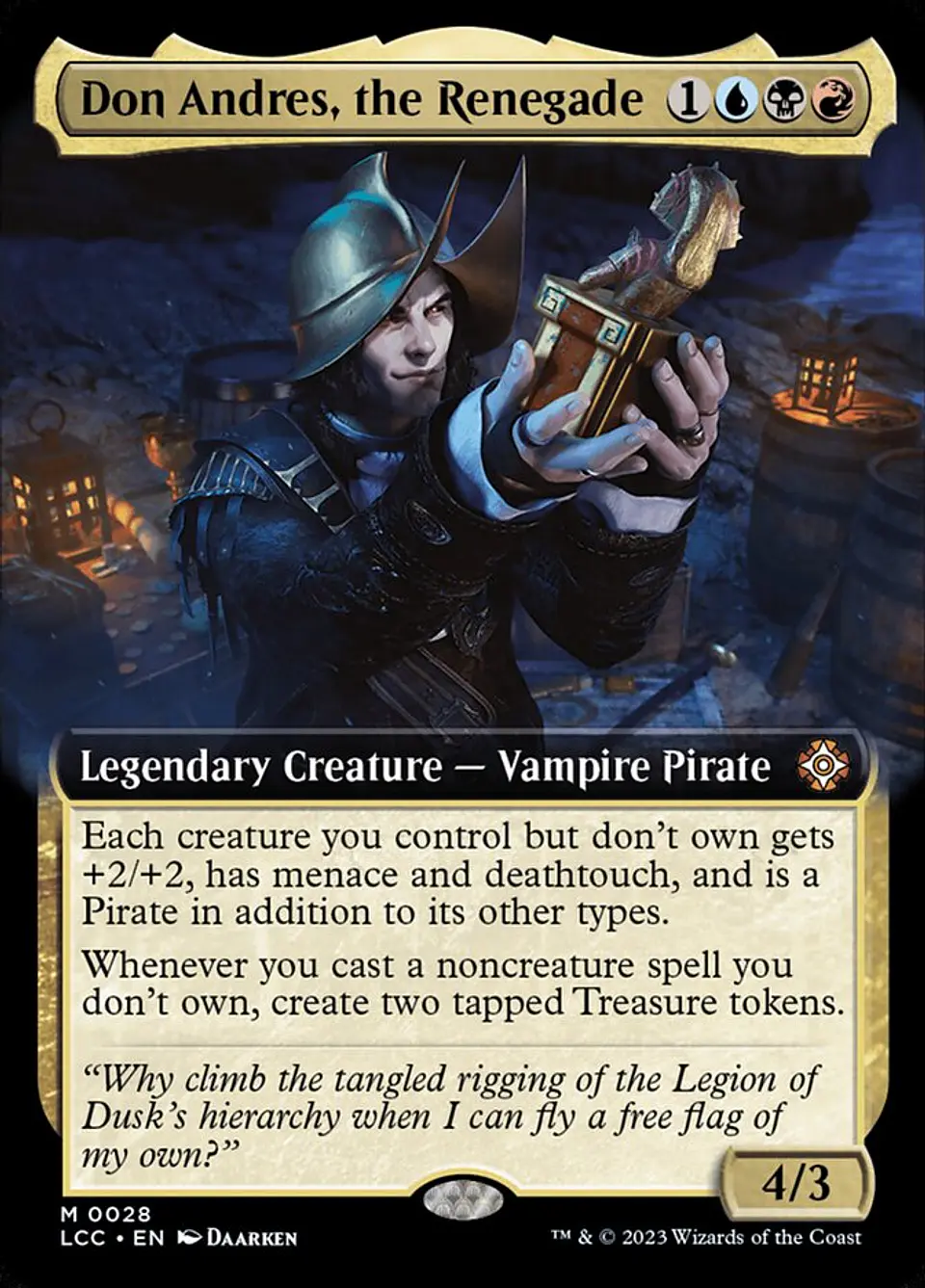 Don Andres, the Renegade (Extended Art) 1