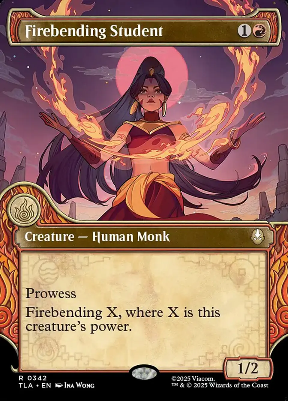 Firebending Student (Borderless) 1