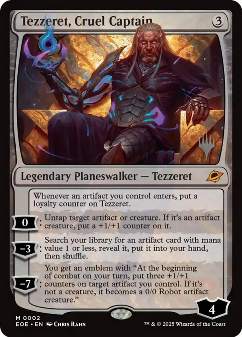 Tezzeret, Cruel Captain (Promo Pack) 1