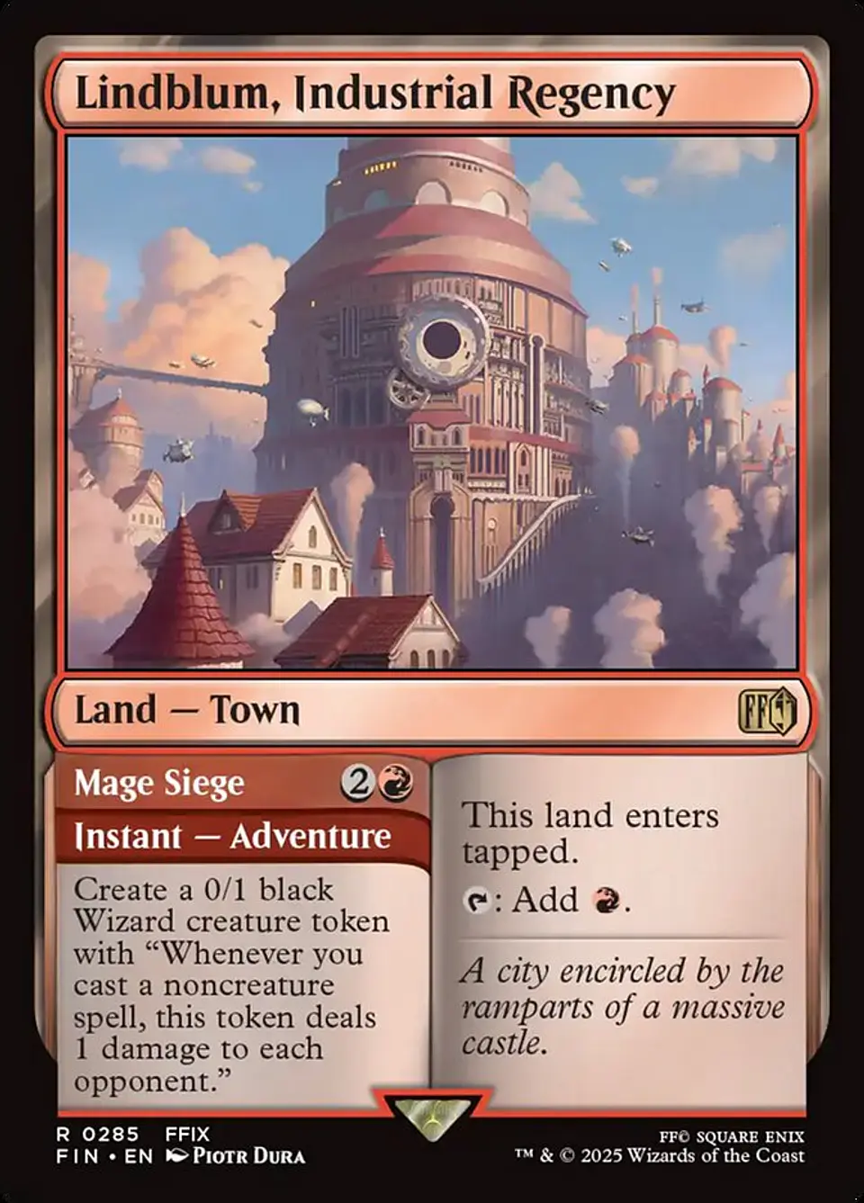 Lindblum, Industrial Regency // Mage Siege 1
