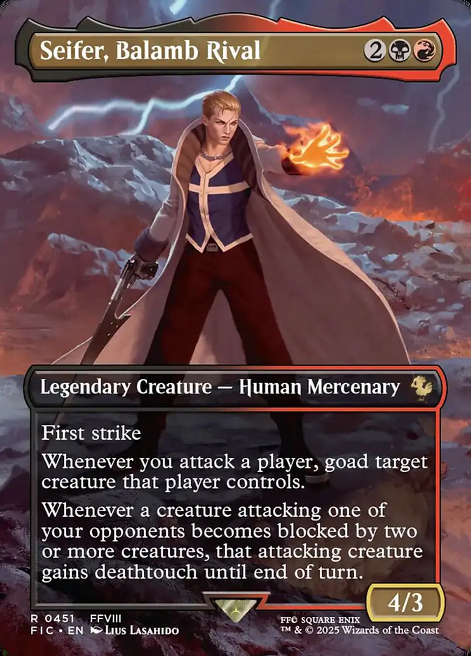 Seifer, Balamb Rival (Borderless) 1