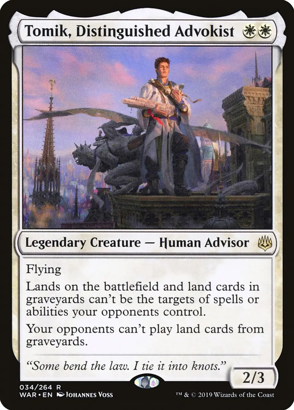Tomik, Distinguished Advokist 1