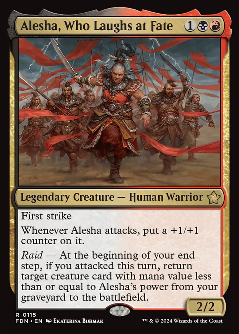 Alesha, Who Laughs at Fate 1
