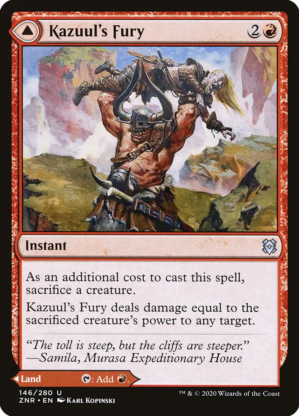 Kazuul's Fury // Kazuul's Cliffs 1