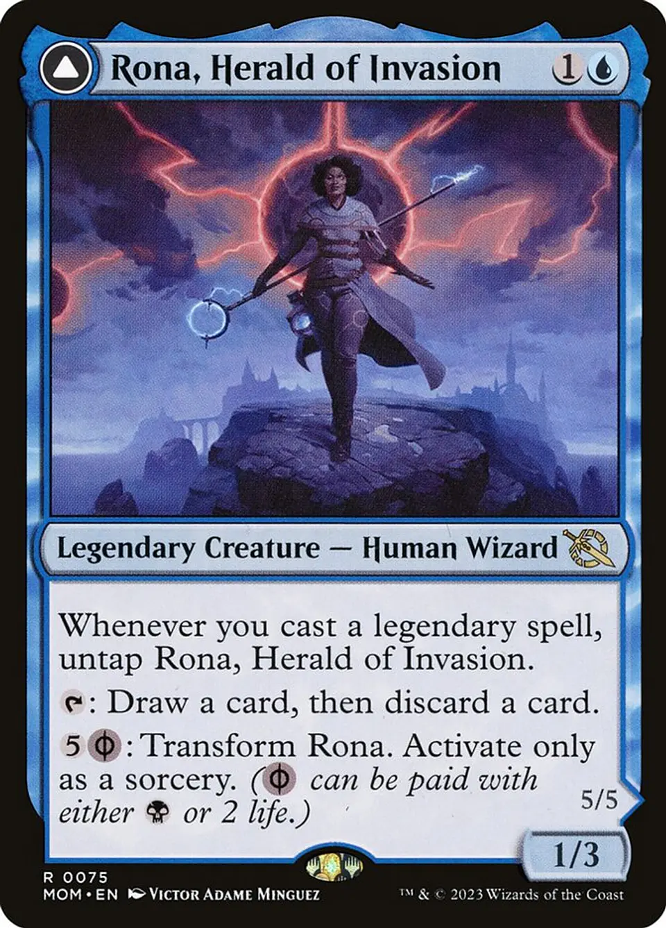 Rona, Herald of Invasion // Rona, Tolarian Obliterator 1