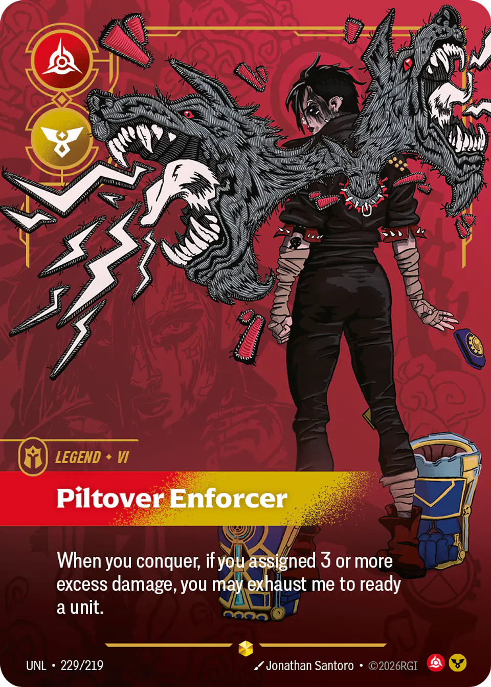 Vi - Piltover Enforcer (Overnumbered) 1