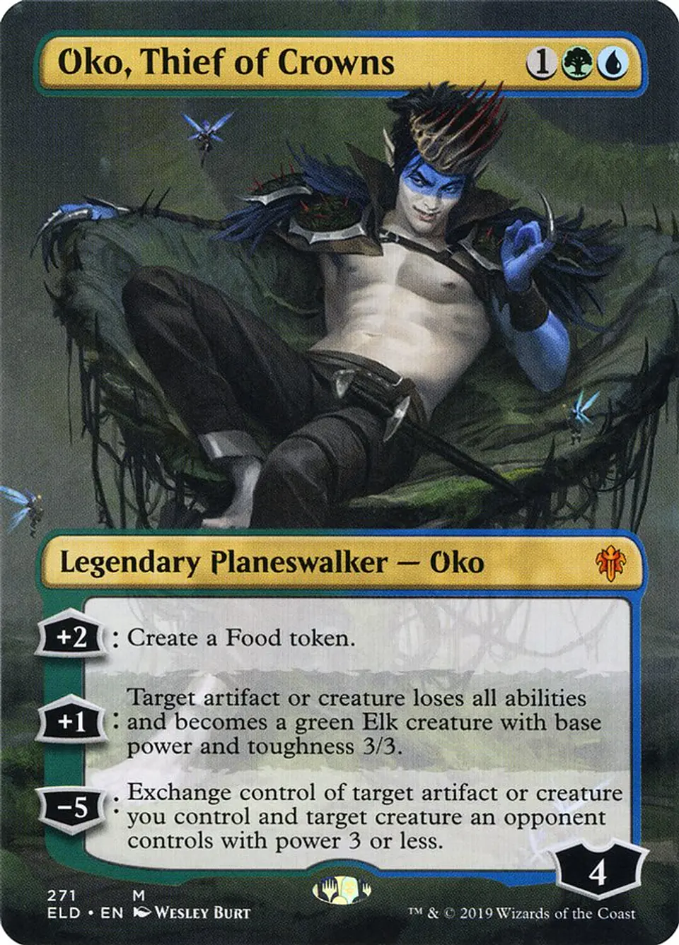 Oko, Thief of Crowns (Borderless) 1