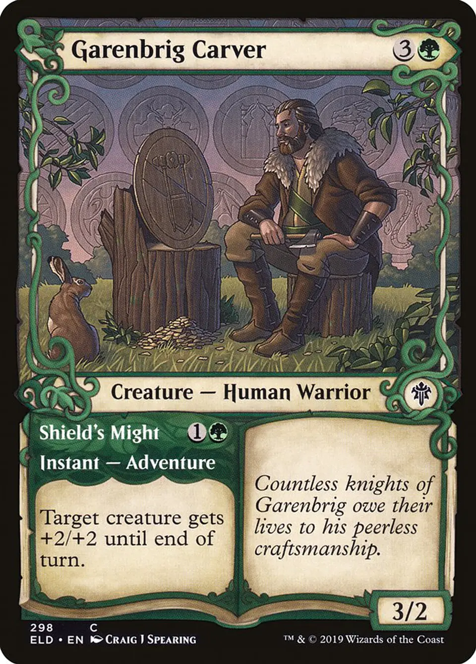 Garenbrig Carver // Shield's Might (Showcase) 1