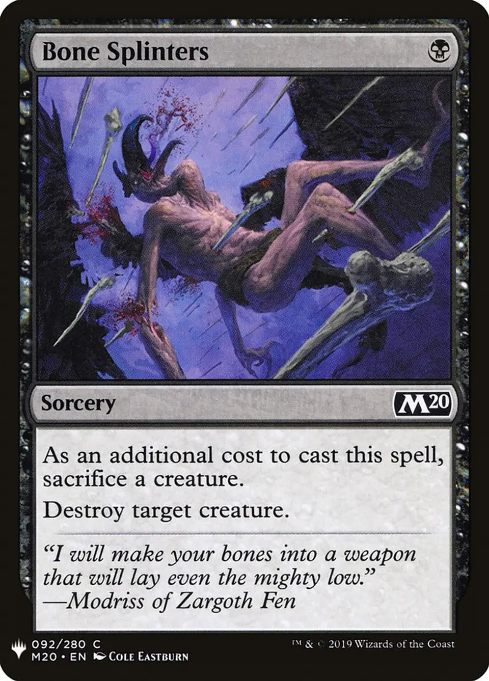 Bone Splinters (The List) 1
