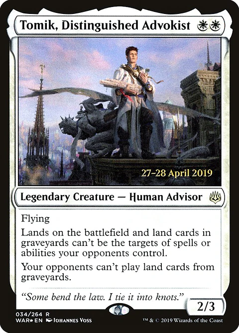Tomik, Distinguished Advokist (Pre-release)