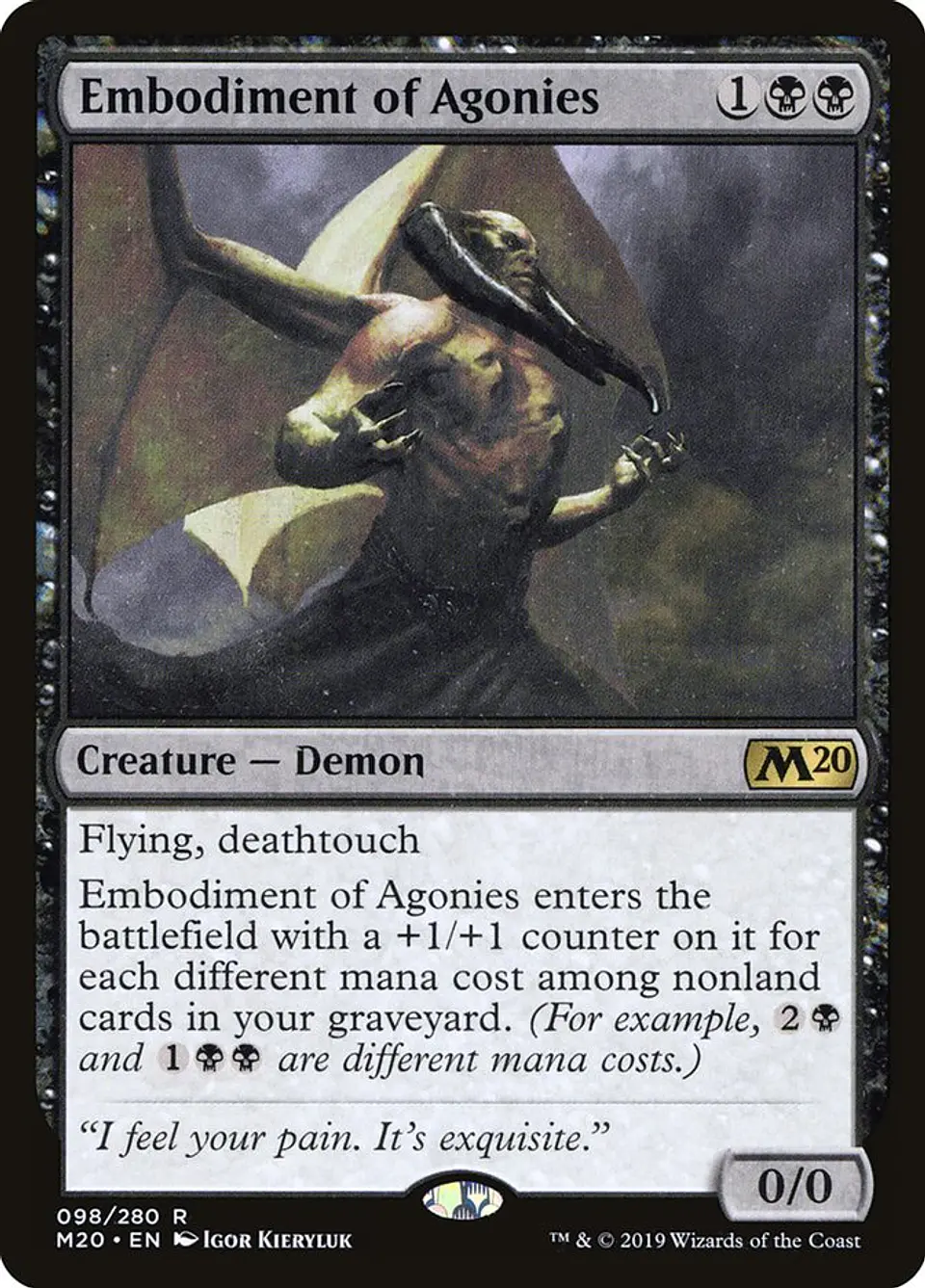 Embodiment of Agonies 1