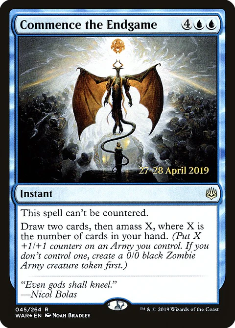Commence the Endgame (Pre-release)