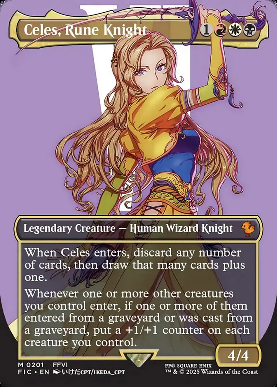 Celes, Rune Knight (Borderless) 1