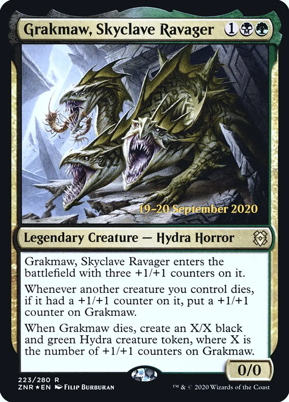 Grakmaw, Skyclave Ravager (Pre-release) 1
