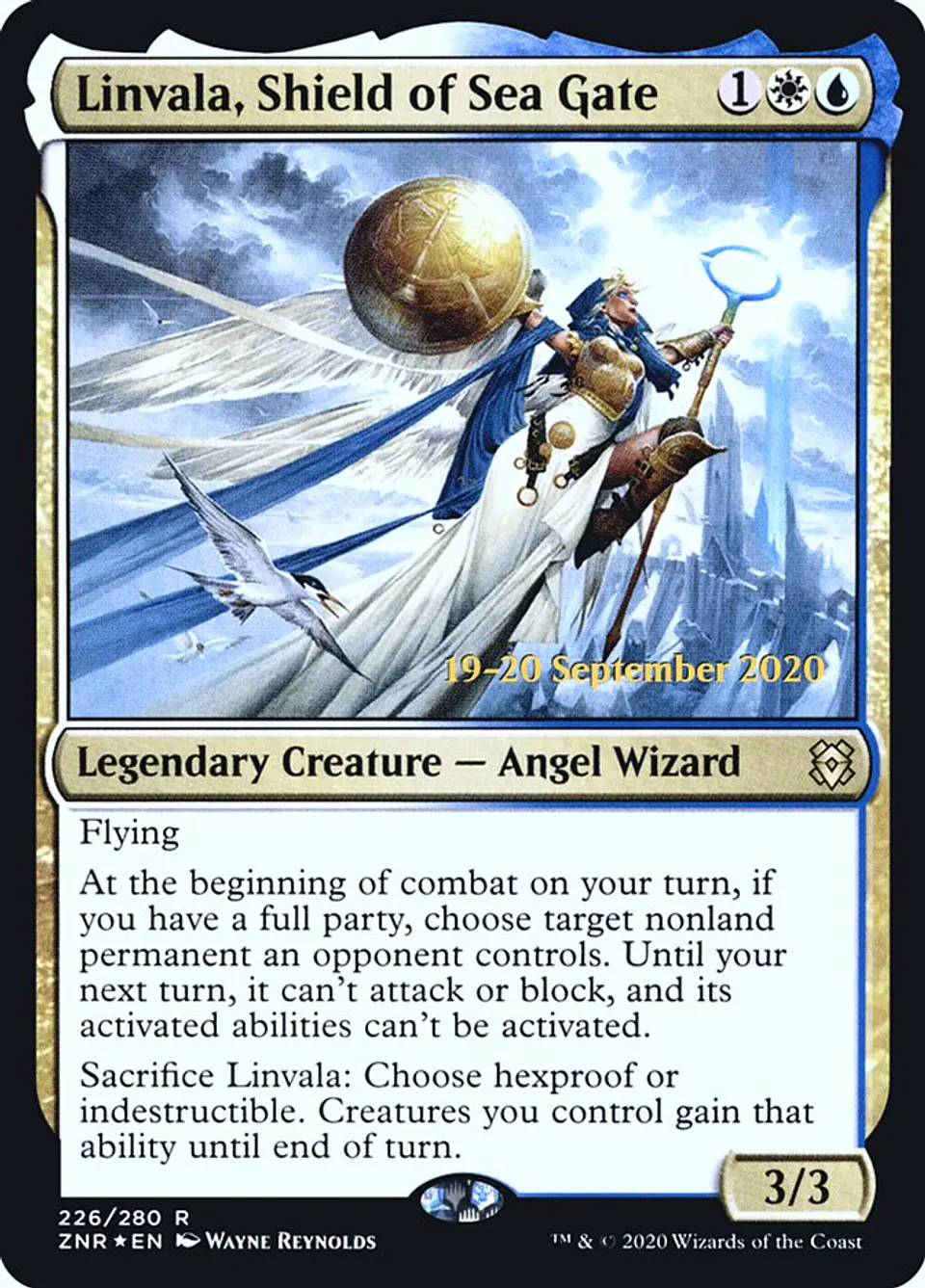 Linvala, Shield of Sea Gate (Pre-release) 1