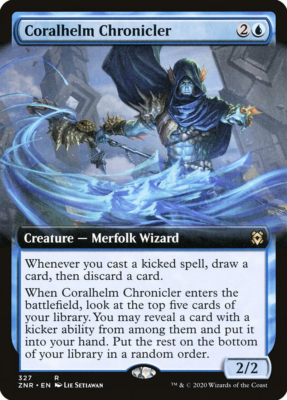 Coralhelm Chronicler (Extended Art) 1