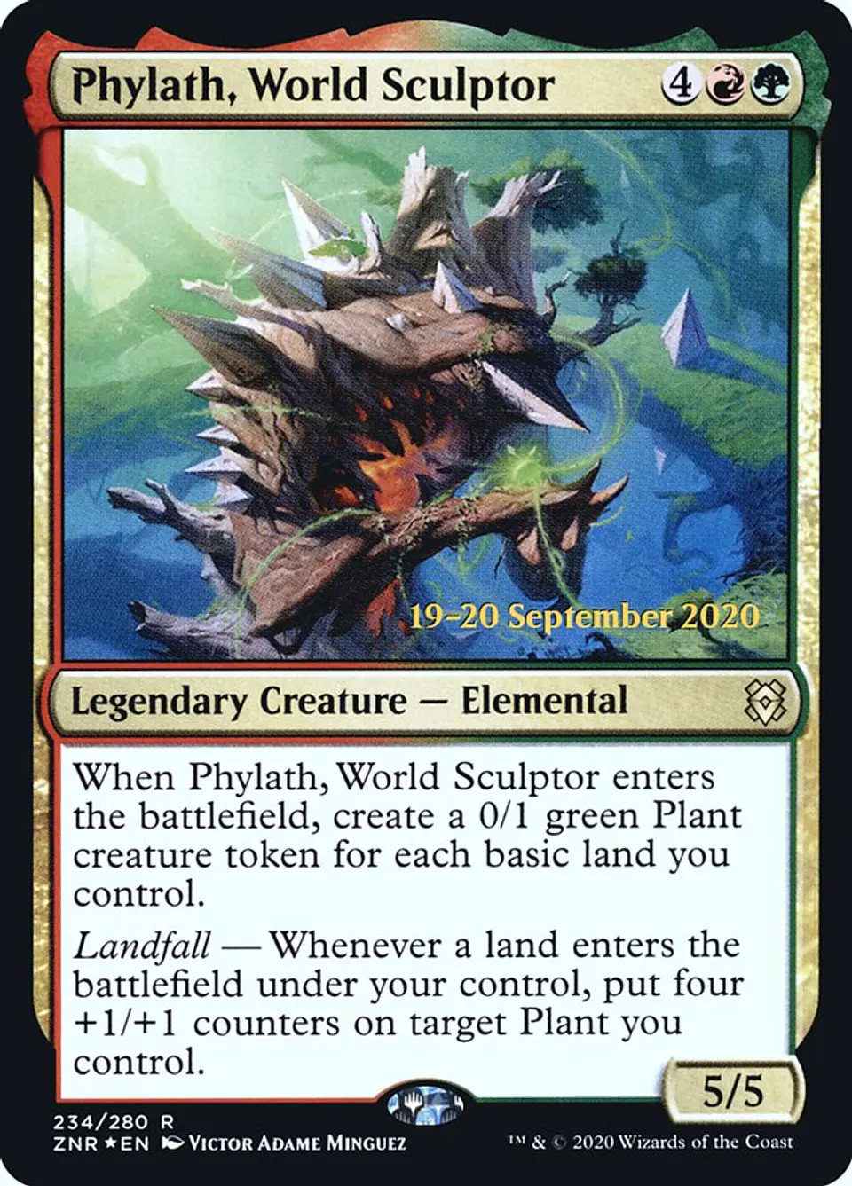 Phylath, World Sculptor (Pre-release) 1