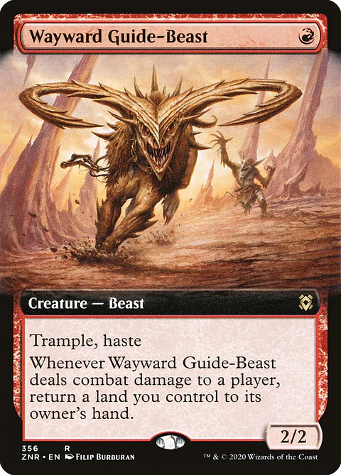 Wayward Guide-Beast (Extended Art)