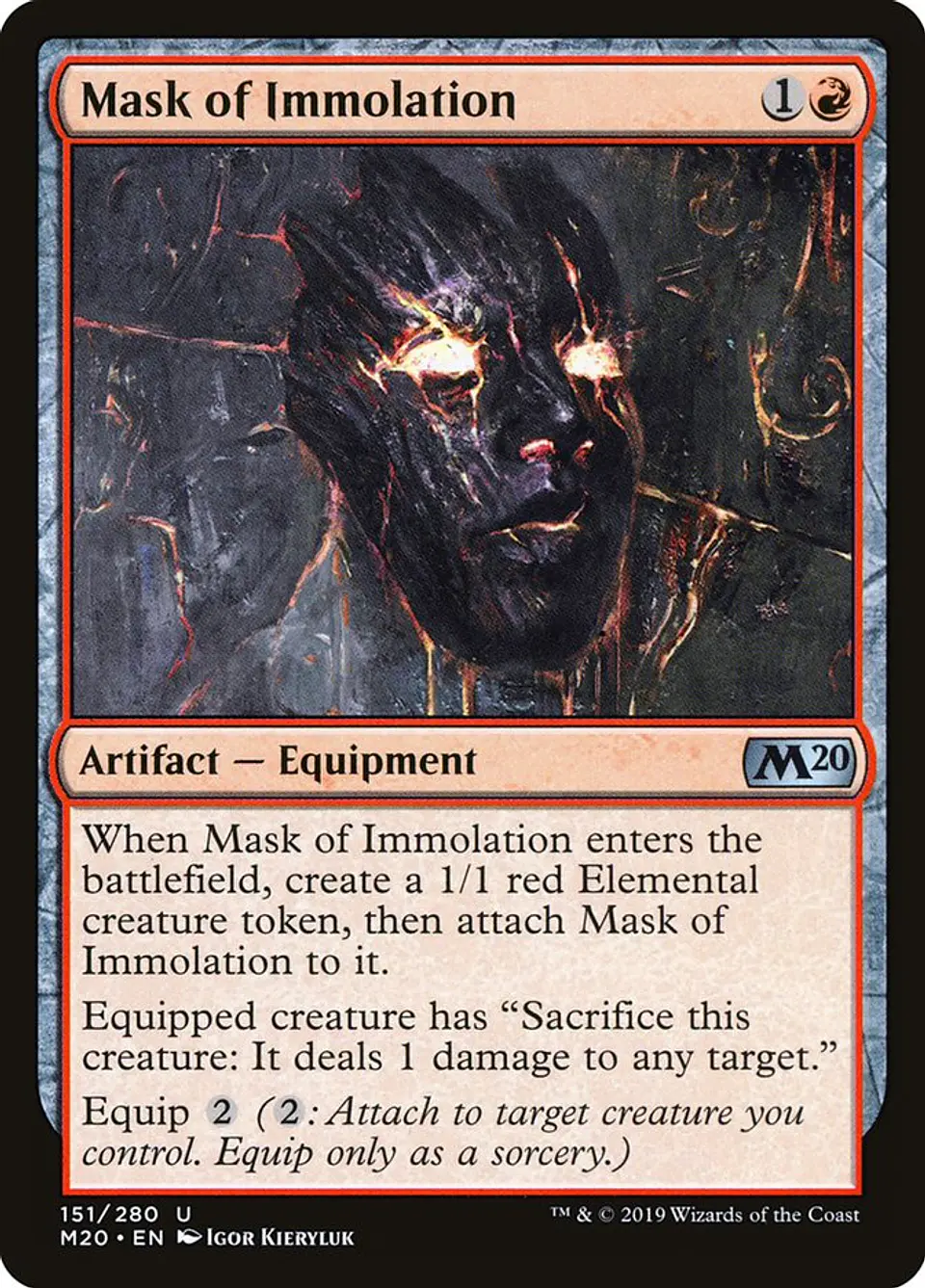 Mask of Immolation 1