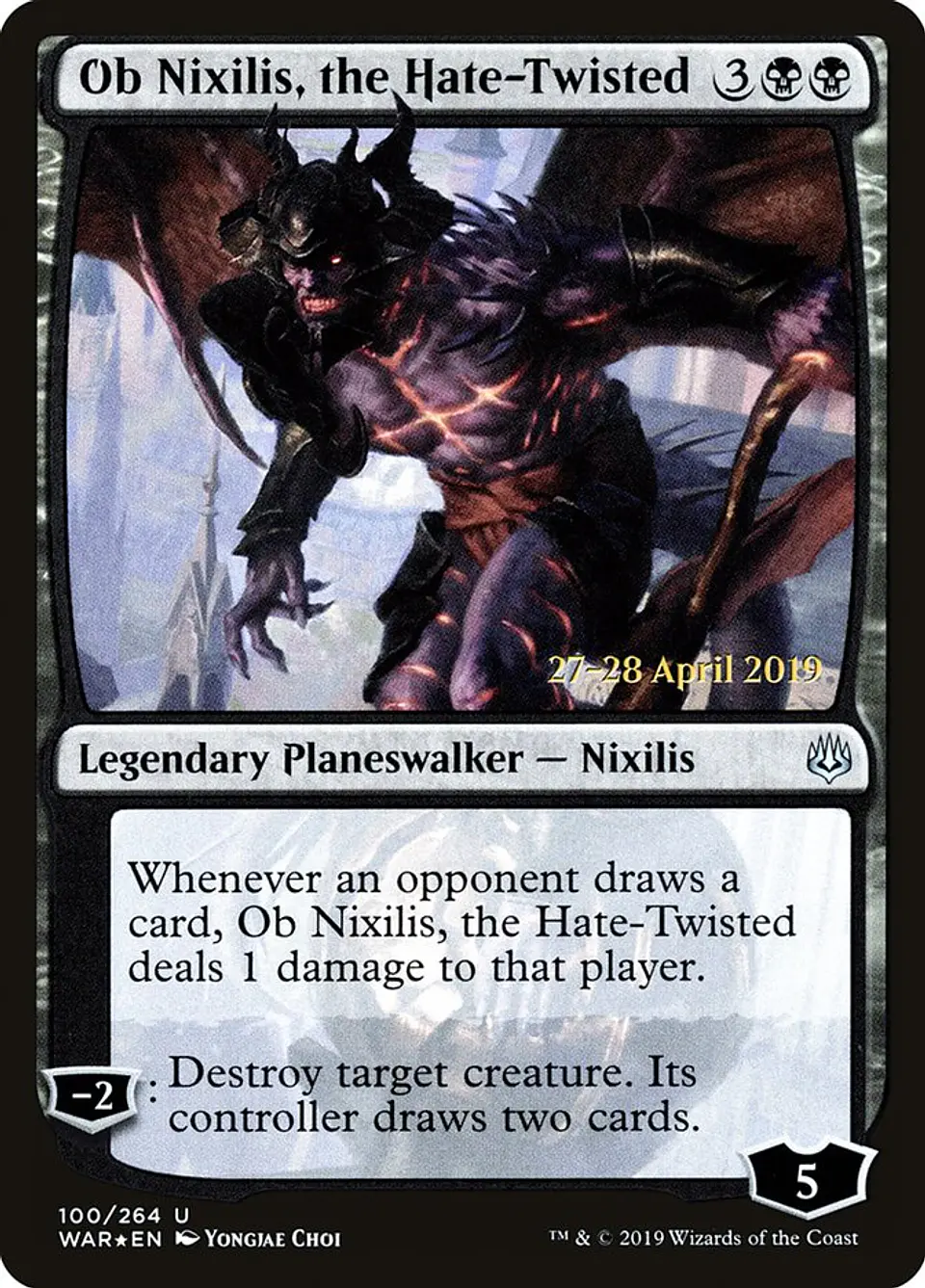 Ob Nixilis, the Hate-Twisted (Pre-release) 1