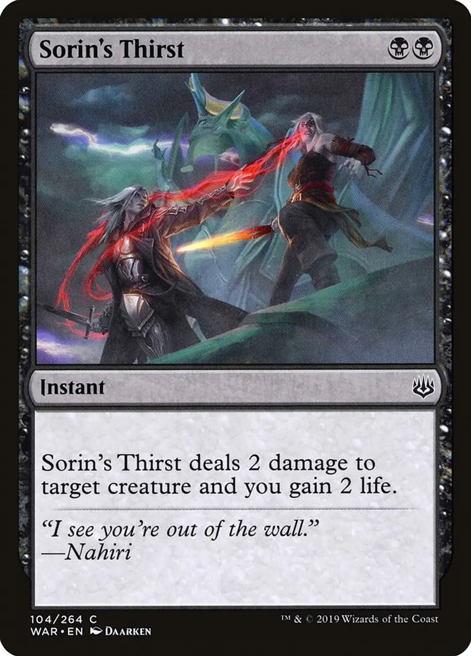 Sorin's Thirst 1