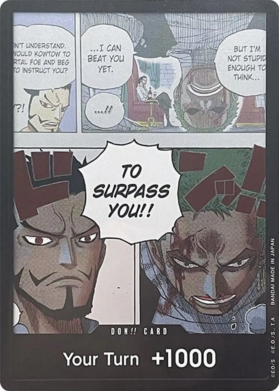 DON!! Card (Mihawk & Zoro) (Double Pack Set Vol. 3) 1