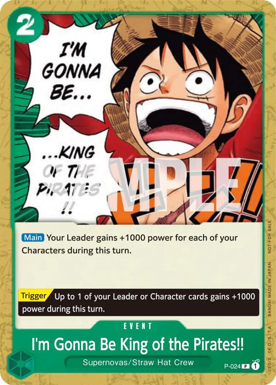 I'm Gonna Be King of the Pirates!! 1