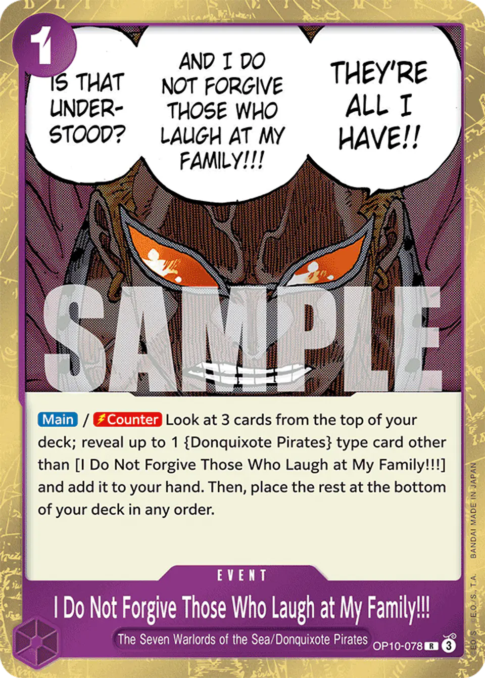 I Do Not Forgive Those Who Laugh at My Family!!! 1