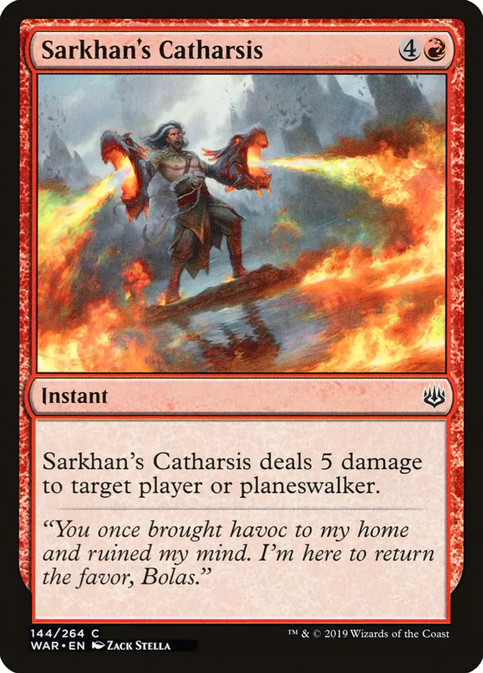 Sarkhan's Catharsis 1