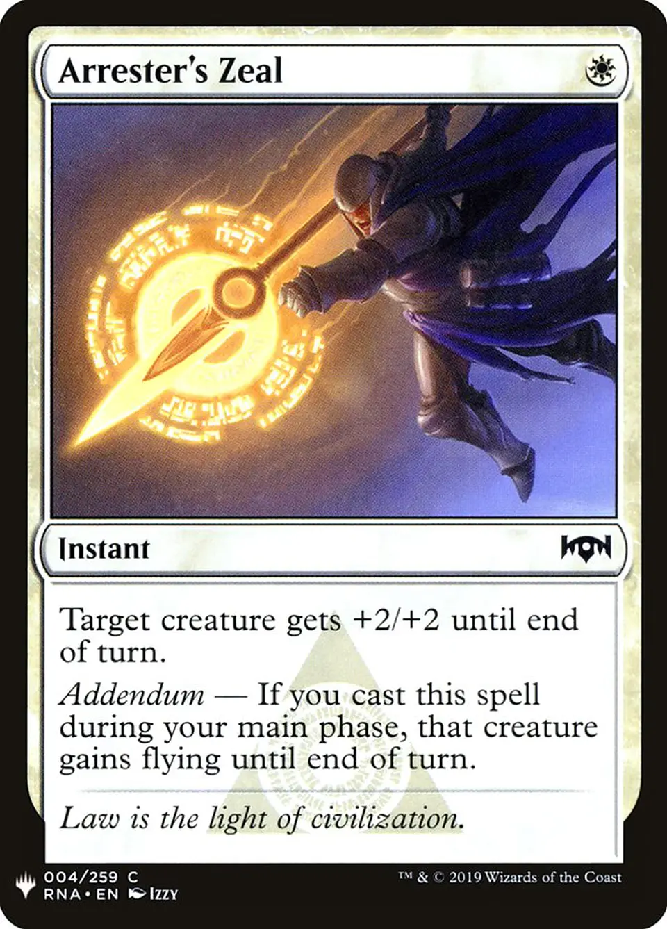 Arrester's Zeal (The List) 1