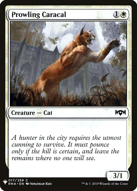 Prowling Caracal (The List)