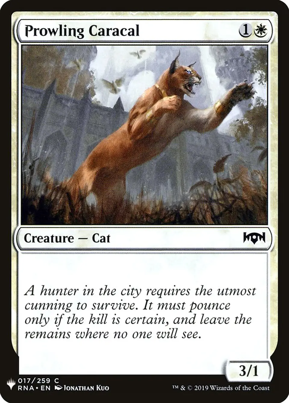 Prowling Caracal (The List) 1