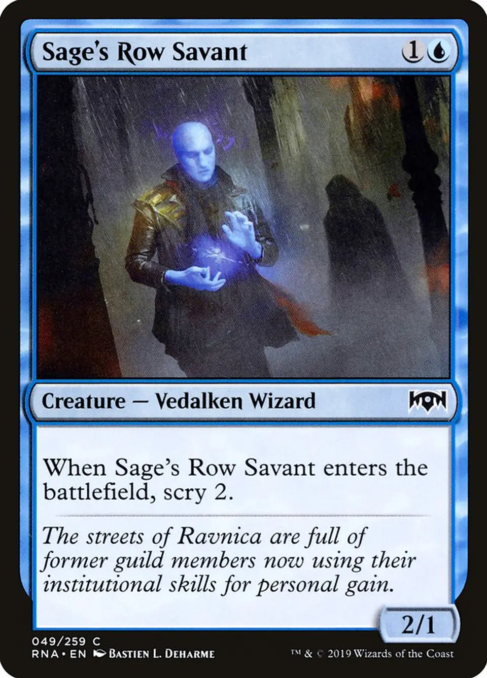 Sage's Row Savant 1