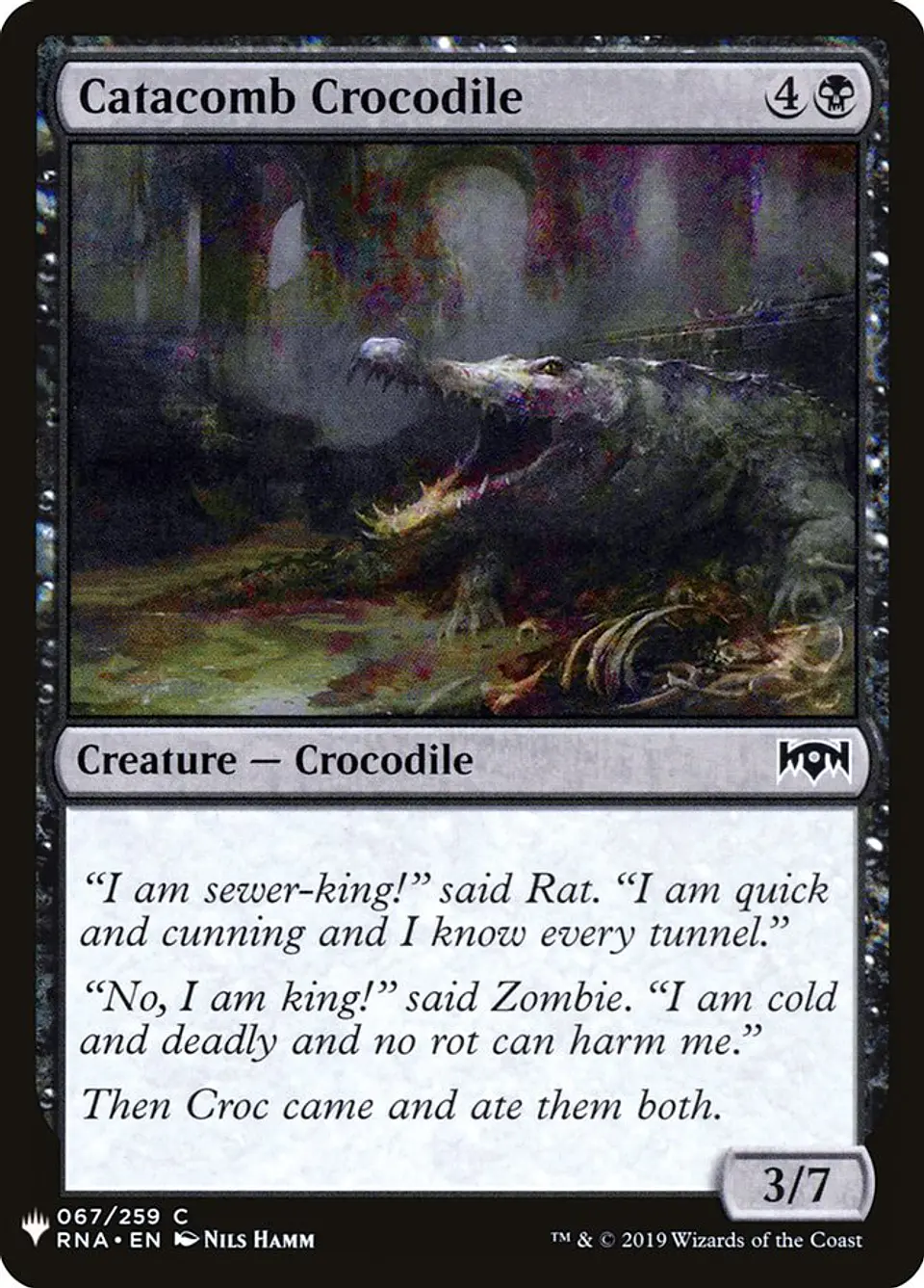 Catacomb Crocodile (The List) 1