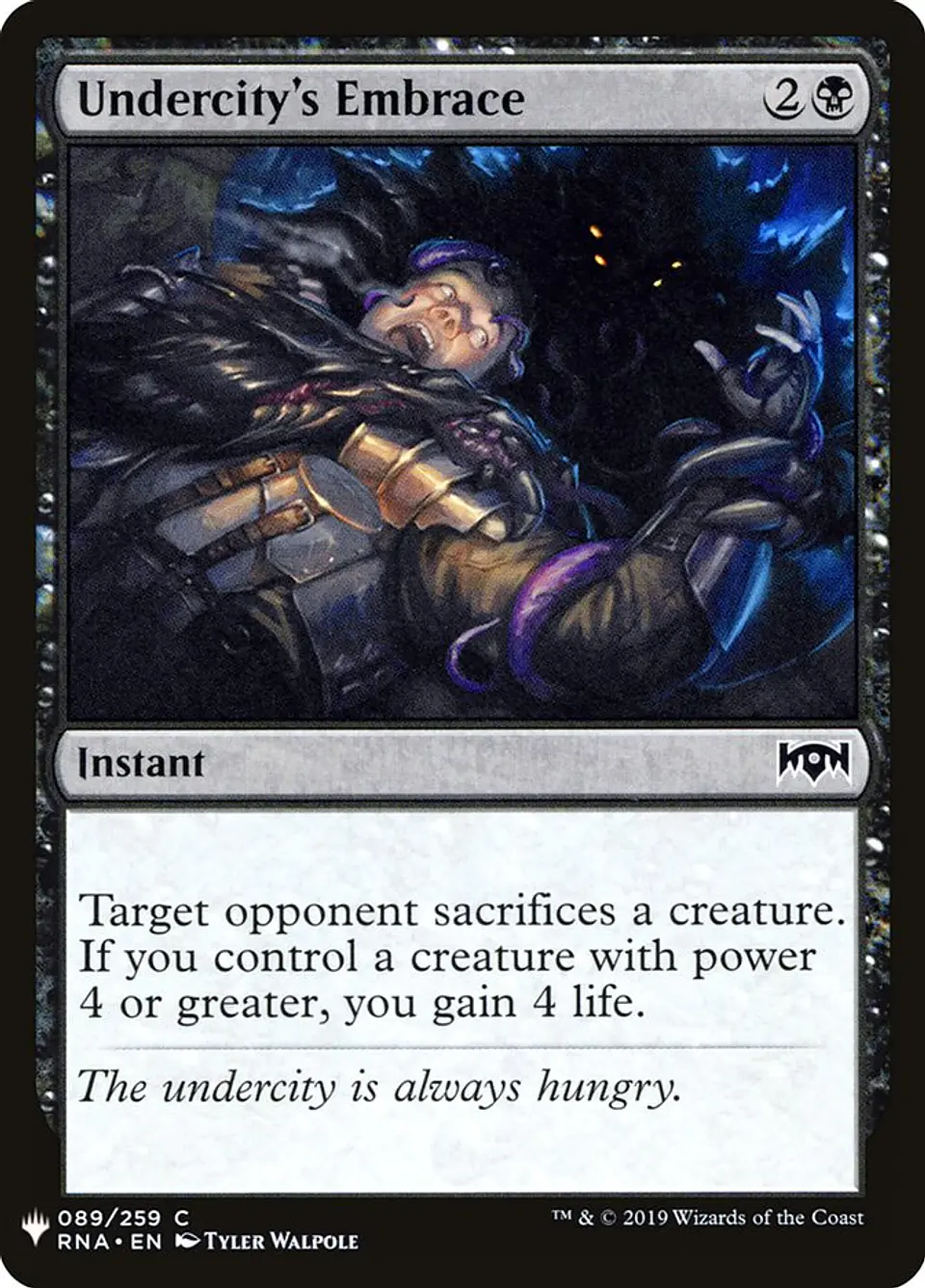 Undercity's Embrace (The List) 1
