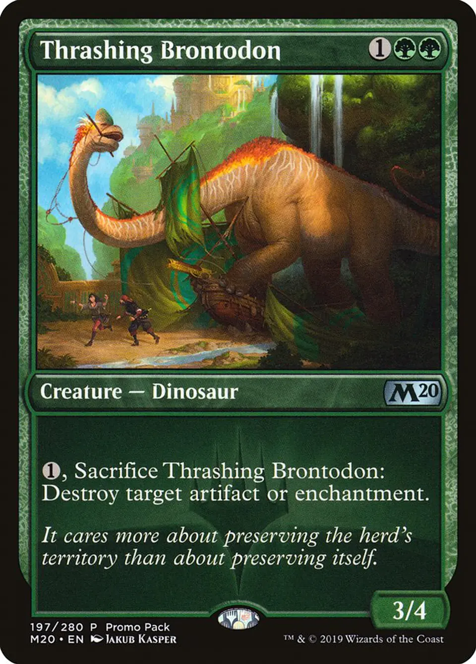 Thrashing Brontodon (Promo Pack) 1
