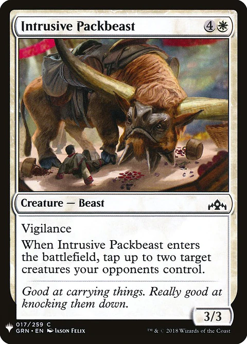 Intrusive Packbeast (The List)
